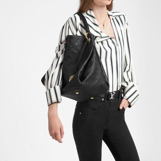 11D4AF64-3819-CCB0-AC13-BE742D4BDD82.jpg Louis Vuitton Artsy MM M41066 Black White Navy Red