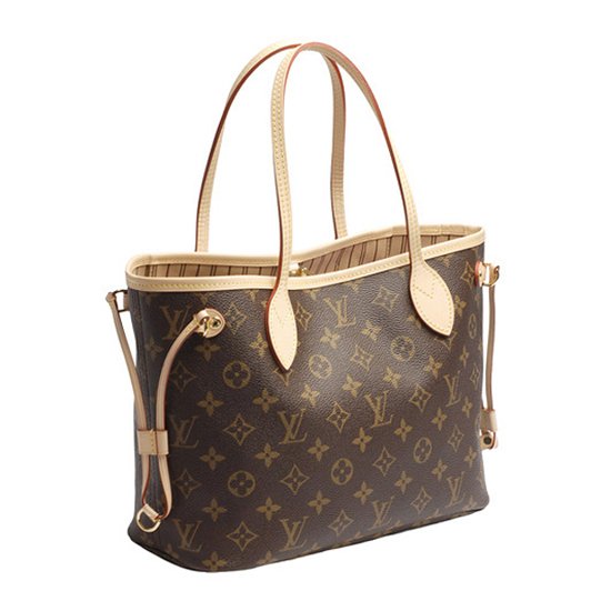 Louis Vuitton M41000 Neverfull PM Shoulder Bag Monogram Canvas