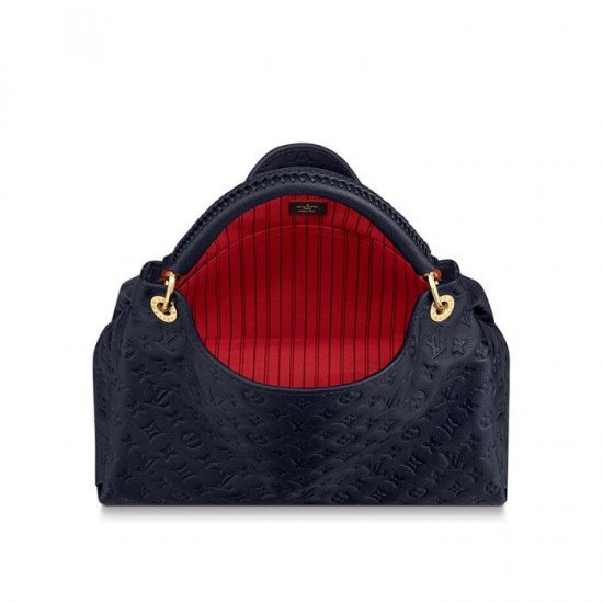 B0E03471-C9F6-7D8E-7D81-E76B2B7BDC40.jpg Louis Vuitton Artsy MM M41066 Black White Navy Red