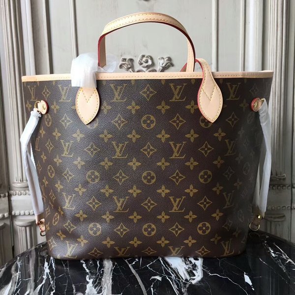 Louis Vuitton M41178 Neverfull MM Shoulder Bag Monogram Canvas
