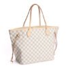 Louis Vuitton N51107 Neverfull MM Shoulder Bag Damier Azur Canvas