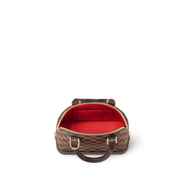 louis-vuitton-alma-bb-damier-ebene-handbags-N41221_PM1_Interior-view.jpg Louis Vuitton Damier Ebene coated canvas N41221 Alma BB