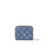 Louis Vuitton M82957 Zippy Coin Purse Denim Blue