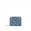 Louis Vuitton M82957 Zippy Coin Purse Denim Blue