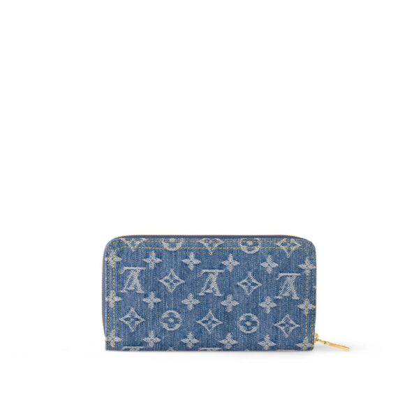 Louis Vuitton M82958 Zippy Wallet Denim Blue