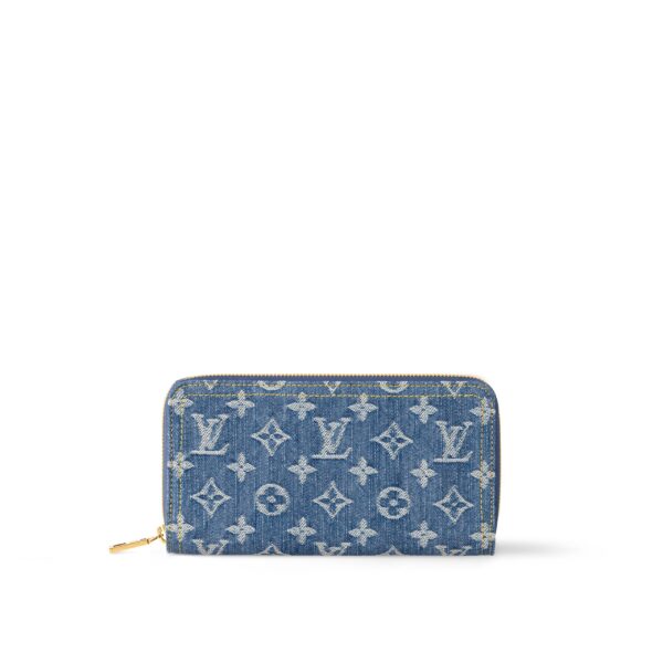 Louis Vuitton M82958 Zippy Wallet Denim Blue