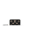 Louis Vuitton Black/Beige M80481 Zippy Wallet